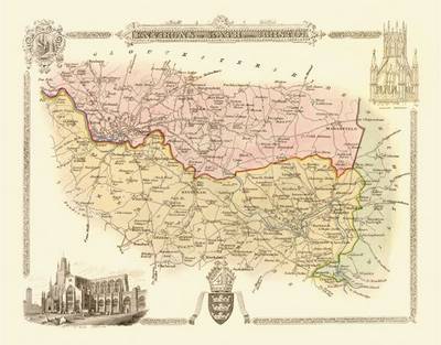 Thomas Moules Map of Bath & Bristol 1837