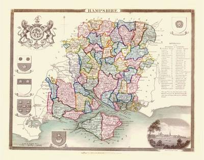 Thomas Moule S Map of Hampshire 1837
