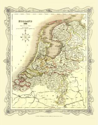 H Collins Map of Holland 1852
