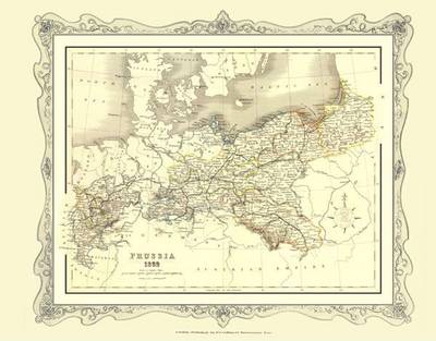 H Collins Map of Prussia 1852