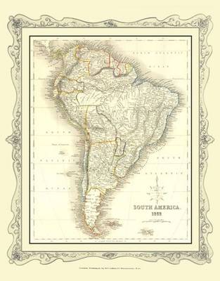 H Collins Map of South America 1852