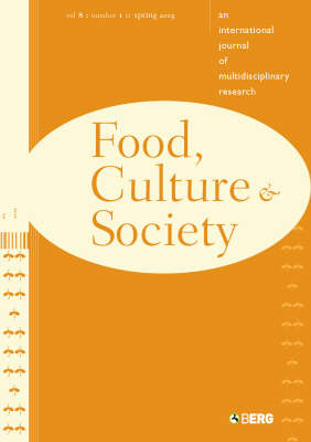 Food, Culture, And Society: v. 8, Issue 1