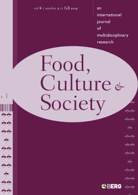 Food, Culture and Society: v. 8, Issue 2