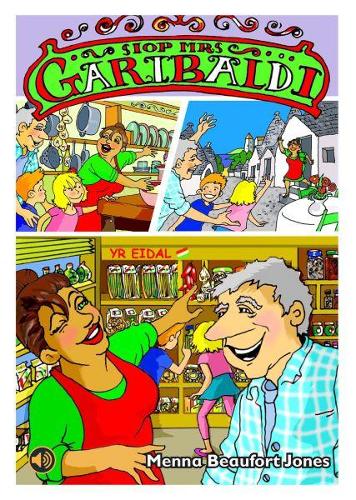 Llyfrau Llafar a Phrint: Siop Mrs Garibaldi