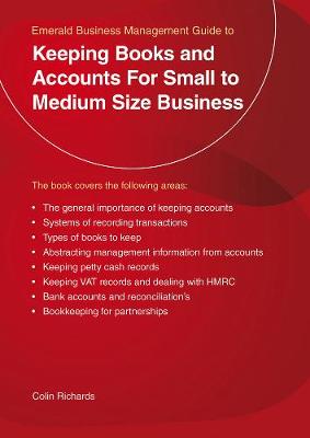 Keeping Books And Accounts For Small To Medium Size Business