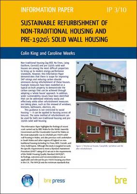 Sustainable Refurbishment of Non-traditional Housing and Pre-1920's Solid Wall Housing