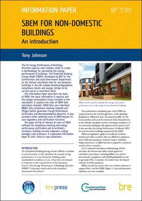 SBEM for Non-domestic Buildings