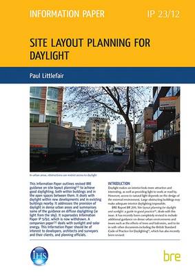Site Layout Planning for Daylight