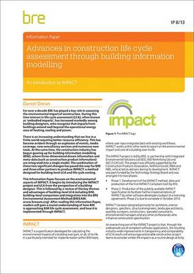 Advances in Construction Life Cycle Assessment Through Building Information Modelling
