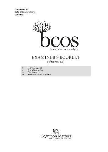 BCoS Cognitive Screen