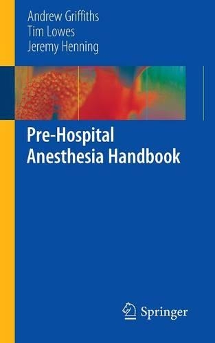 Pre-Hospital Anesthesia Handbook