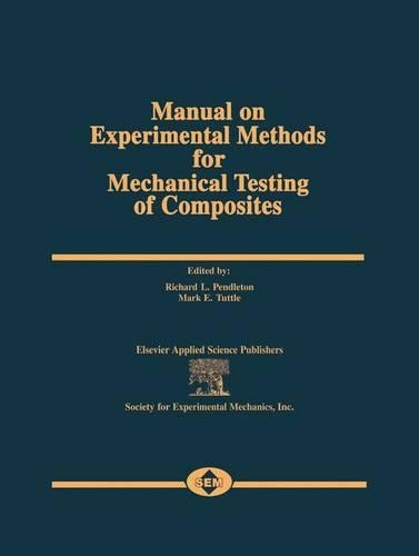 Manual on Experimental Methods for Mechanical Testing of Composites