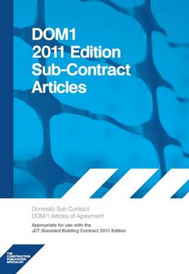 DOM1 2011 Edition Subcontract Articles
