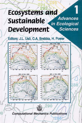 Ecosystems and Sustainable Development: International Conference 1st