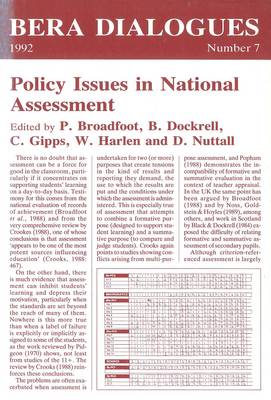 Policy Issues in National Assessment