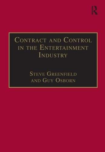 Contract and Control in the Entertainment Industry
