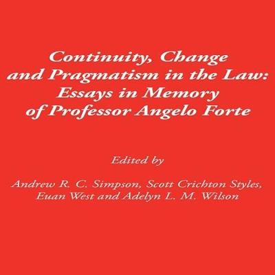 Continuity, Change and Pragmatism in the Law