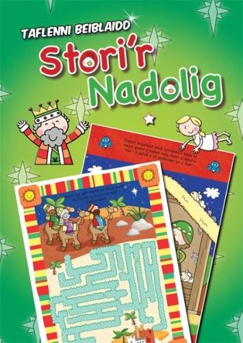 Taflenni Beiblaidd Stori'r Nadolig