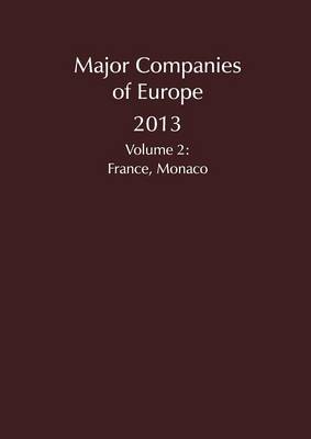 Major Companies of Europe 2013 Vol 2