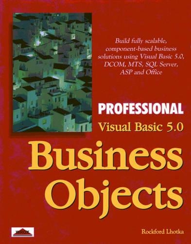 Professional Visual Basic 5.0 Business Objects