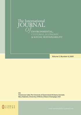 The International Journal of Environmental, Cultural, Economic and Social Sustainability
