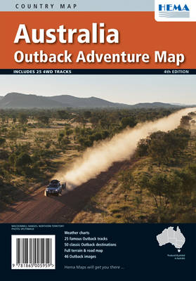 Australia Outback Adventure Map