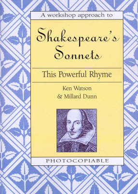 A Workshop Approach to Shakespeare's Sonnets