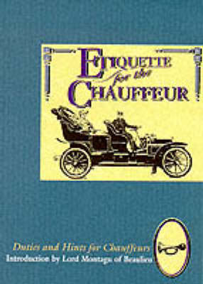 Etiquette for the Chauffeur
