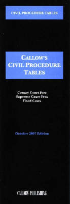 Civil Procedure Tables 2007