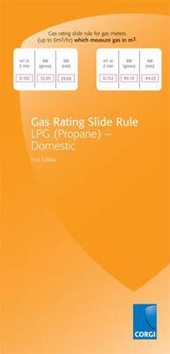 Gas Rating Slide Rule