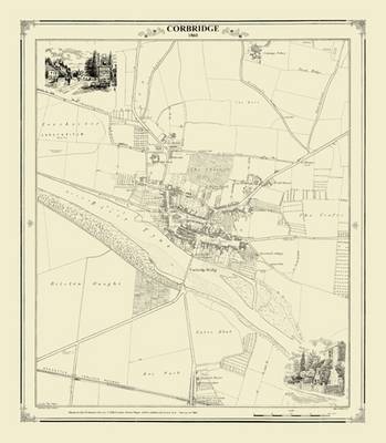 Corbridge 1860 Map