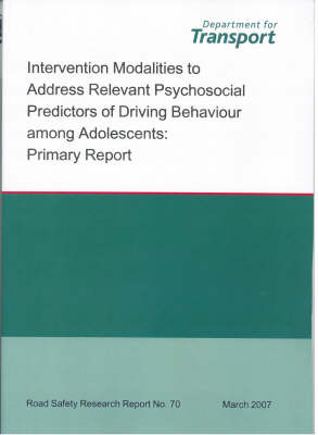 Intervention Modalities to Address Relevant Psychosocial Predictors of Driving Behaviour Among Adolescents
