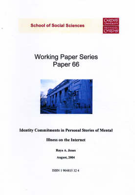 Identity Commitments in Personal Stories of Mental Illness on the Internet