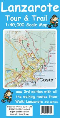 Lanzarote Tour & Trail Super-durable Map