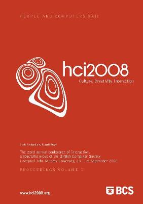 Proceedings of HCI 2008 (Vol. 1) 2008