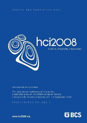 Proceedings of HCI 2008 (Vol. 2) 2008