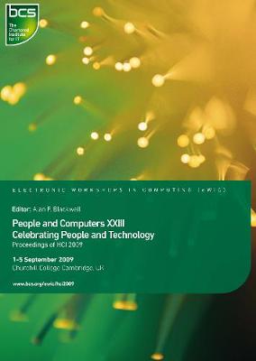 Proceedings of HCI 2009 2009