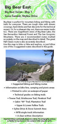 Big Bear East Map and Guide