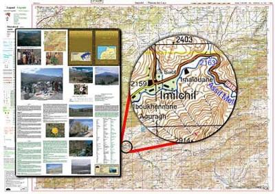 Atlas Mountains Morocco Maps: Imilchil and the Plateau Des Lacs