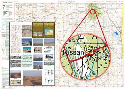 Atlas Mountains Morocco Maps: Tafilalt Topographical Map
