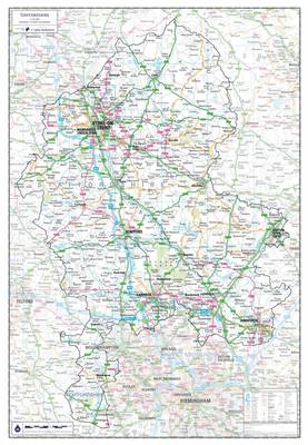 Staffordshire County Planning Map