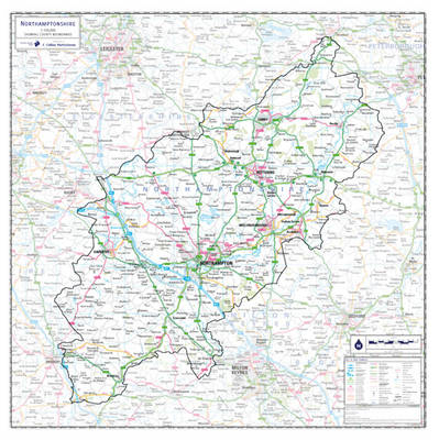 Northamptonshire County Planning Map