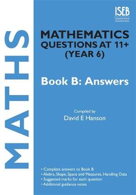Mathematics Questions at 11+ (Year 6) Book B: Answers