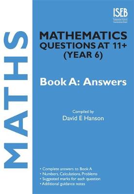 Mathematics Questions at 11+ (Year 6) Book A: Answers