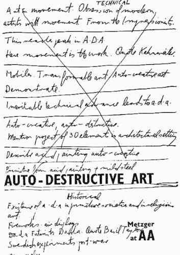 Auto-Destructive Art