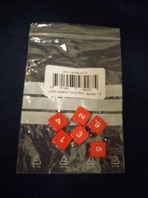 Dice - Numbers 1 - 6: Numbers 1-6