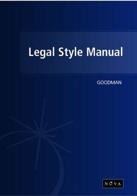 The Legal Style Manual