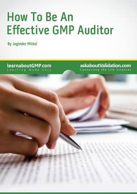 How to be an Effective GMP Auditor