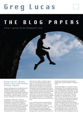 Greg Lucas: the Blog Papers