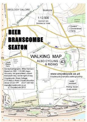 Beer Branscombe Seaton Walking Map